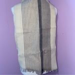 New Lambswool Scarf Neutral Stripe Colorblock Men Women Normcore Contemporary Gray Photo 2