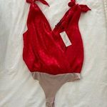 These Three Boutique Red Bodysuit Photo 2