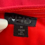 NBD  Red Strapless Maxi Gown Dress with Slit size Medium Revolve $258 Photo 5