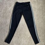 Adidas  Black Sweatpants with Signature Stripes Photo 3