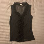 XOXO  Vintage See through Ruffle Top Photo 0