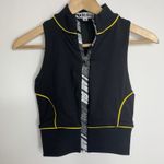 I am gia Myra Crop Top Black Full Zip Womens XS Photo 2