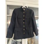 Tory Burch $598  Sergeant Wool Black Pepper Jacket size 2‎ Photo 6
