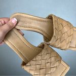 Tony Bianco  | Size 7 Brown Tan Leather‎ Sandals with Woven Design Photo 2