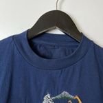 Vintage Kenya T Shirt XL Safari Embroidered Wildlife Nature Tee Dash Lions Blue Photo 11