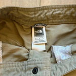 The North Face  Cropped Cargo Hiking Outdoor Nylon Pants Khaki Beige Sz 4 Photo 3
