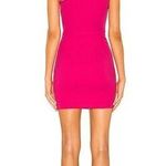 superdown Nava Asymmetrical Mini Dress in Hot Pink Small Photo 1