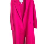 Maje Geode wool-blend wrap coat In Fucsia Size 36 Photo 1