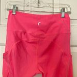 Zyia  ACTIVE Neon Coral Flower Power Lux High Rise Leggings Pink Size 6/8 Photo 7