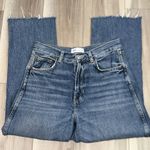 ZARA  high waisted cropped straight leg jeans size 6 Photo 3