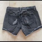 All Saints Gray Distressed Boy Fit Jean Shorts Sz 26 Photo 2