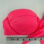 Vintage 90s Formed Strapless Barbie Pink Underwire Bikini Top S/M La Blanca Size M Photo 1