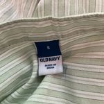 Old Navy  Light Green Striped Button Down Shirt Size Small Photo 5