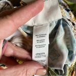 Chico's  Wide Leg Pants Size 12 Large Yogi Green Slinky Paisley Print Pull On Photo 5