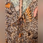 Madewell Lace-Up Ruffle-Hem Midi Dress in Bali Blooms Size 0 Photo 3