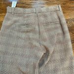 Frank And Oak size 8 plaid trouser pant straight ankle crop Photo 9
