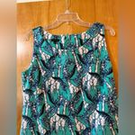 Talbots Giraffe Shift Dress All-Over Animal Print Safari Travel Sleeveless 6 Photo 1