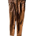Lucy Paris  Faux Leather Brown Pants Photo 2