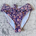 Veronica Beard NWT  Azoia knotted floral-print high-rise bikini briefs Photo 3
