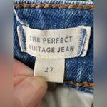 Madewell  Women’s Jeans Size 27 Blue The Perfect Vintage Jean Light Wash Raw Hem Photo 4