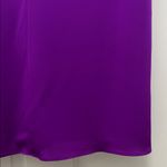 Milly  Vibrant Purple Silk Blend Double V Neck Sleeveless Tank Top Blouse - Sz 6 Photo 4