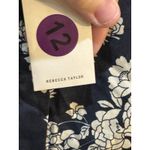 Rebecca Taylor NEW Gabrielle Floral Puff-Sleeve Jumpsuit Navy & Beige Size 12 Photo 4