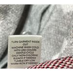 Christopher & Banks  Cardigan Sweater Multi Color Heart Size L Large Grey Photo 5