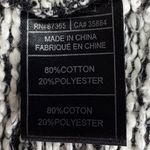 BB Dakota  Black and White‎ Chevron Sweater Size Medium EUC Photo 7