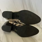 Market & Spruce animal print ankle Boots 6.5 bootie Block Heel Black Beige Snake Photo 8