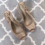 Chinese Laundry Nude Patent Leather Beige High Heels Photo 2