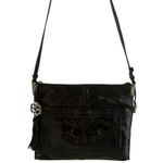 Brighton collection black patent leather crossbody shoulder bag tote E732910 Photo 0