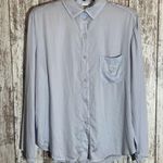 PINK - Victoria's Secret PINK Victoria’s Secret Silky Sleep Shine Long Pajama Set Hydrangea Blue Small Photo 1