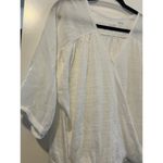 ana a new approach White Wrap Boho Summer Top L Size 12 Photo 3