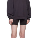 ANINE BING  Gray Blur Miles Sweatshirt Size Medium Photo 0