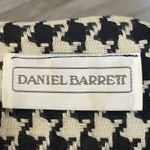 Vintage Daniel Barrett Womens 10 Blazer Black & White Houndstooth Short Jacket Photo 2