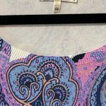 ETRO Vintage Purple Paisley Silk Knit Short Sleeve Shirt, Size 44 (M/8) Photo 1