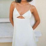 ZARA Dress Mini Satin Lingerie Effect White Wedding Bridal Shower Vacation Summer Photo 2