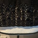 Ralph Lauren Lauren  Black Open Front Linen Cardigan Photo 4