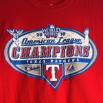 MLB World Series American League Champions 2010 Texas Rangers T Photo 1