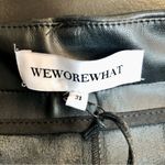 We Wore What NWT  Black Vegan Leather Utility Cargo Pants Jogger Moto Grunge 90s 31 Photo 12