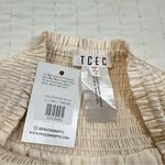 TCEC  Ivory Silky Smocked Shorts Photo 8