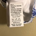 BANJUL  Blue Porcelain Floral Print Puff Sleeve Corset Crop Top size M . Photo 10