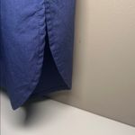 Frances Valentine Blue Mini Shirt Dress Size Small Photo 7