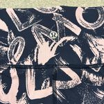 Lululemon Wunder Under Crop High Rise 21” Sz 4 Graffiti Pop Antoinette True Navy Photo 2