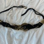 Elegant Black and Gold Women's Belt Photo 0