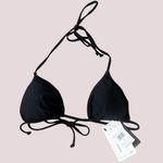 Volcom NWT  Black Triangle Bikini Top- Small Photo 1