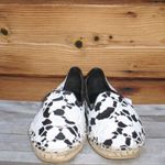 Cole Haan Womens 8 Palermo Lace Espadrille Shoes Black White Photo 2