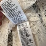 The Drop Bethany Mock Neck Lace Blouse White Size M Photo 6