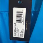 Ramy Brook Womens Quinn Blue Satin Sleeveless Evening Dress Gown Lake Size 10 Photo 2