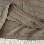 Wolford taupe medium semi sheer seamless cami tank top with bow and stripes Tan Photo 6